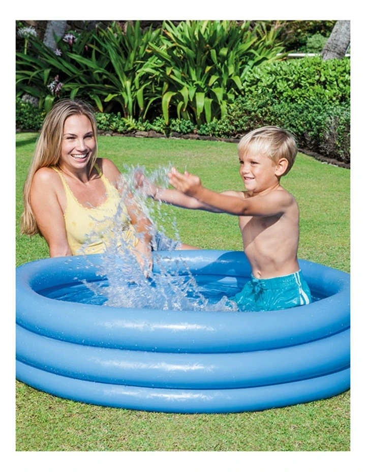 Intex Inflatable Swimming Pool Crystal Blue Kids 2 Backyard 114x25cm image 2