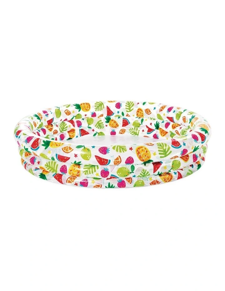 Intex Fruity Delight Inflatable Swimming Pool 132x28cm Kids image 1