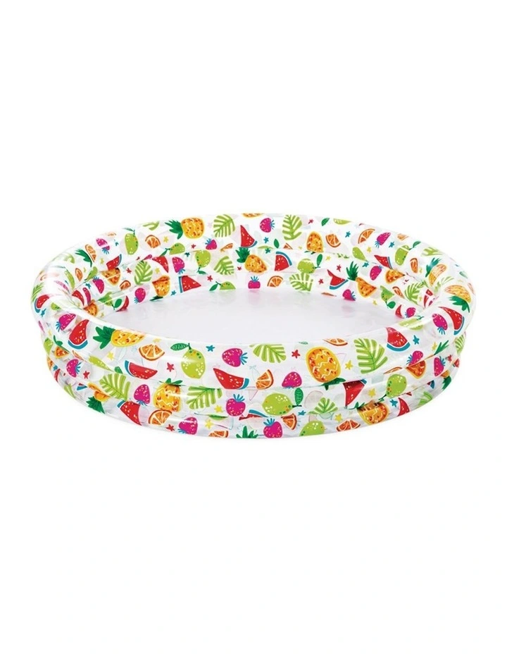Intex Fruity Delight Inflatable Swimming Pool 132x28cm Kids image 2