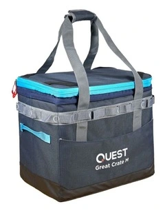 Quest Outdoors Great Crate Collapsible Camping Storage Expandable Medium 36-47L