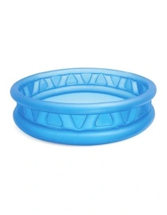 Intex Soft Side Kids Pool 1.88m x 46cm Blue 3 Chambers 3y 