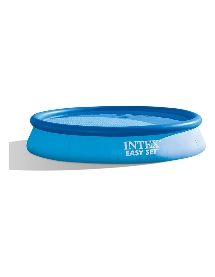 Intex Easy Set Above Ground Pool With Filter Pump Hydro Aeration Blue 12ftx30in image 1