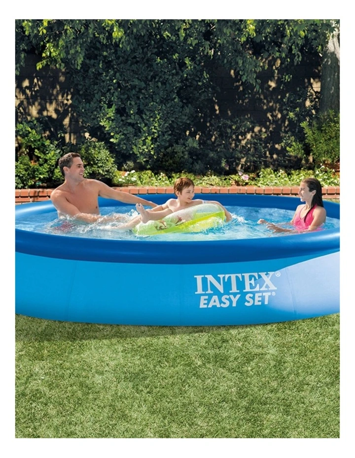 Intex Easy Set Above Ground Pool With Filter Pump Hydro Aeration Blue 12ftx30in image 2