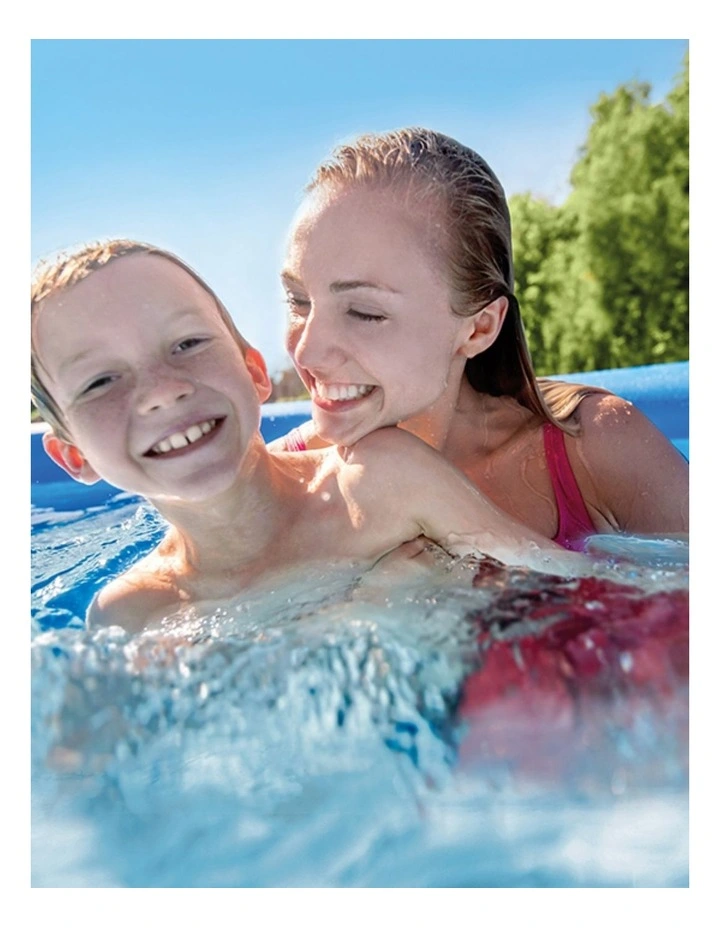 Intex Easy Set Above Ground Pool With Filter Pump Hydro Aeration Blue 12ftx30in image 3