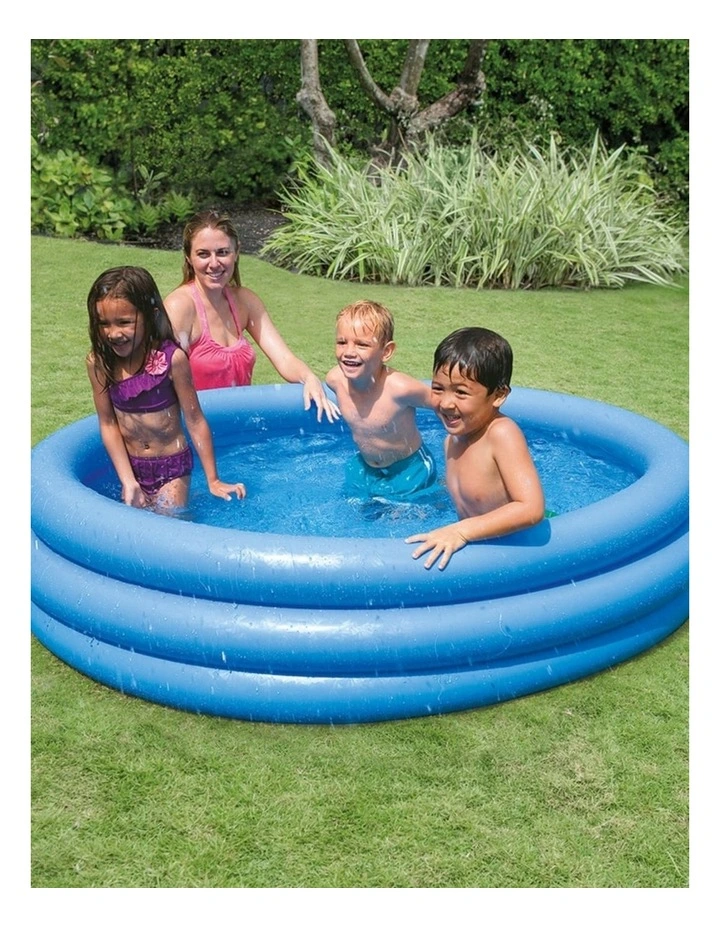 Intex Crystal Blue Inflatable Pool Water Capacity Kids 582L 2y image 2