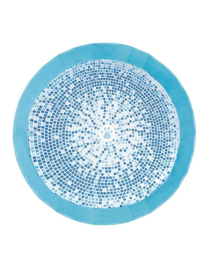 Intex Round Outdoor Pet Pool Foldable Portable Durable Fabric Blue 3y image 2