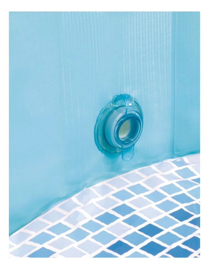 Intex Round Outdoor Pet Pool Foldable Portable Durable Fabric Blue 3y image 3