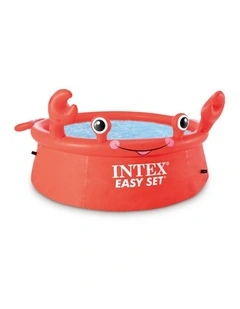 Intex Easy Set Happy Crab Inflatable Kids Pool 3y  1.83m x 51cm