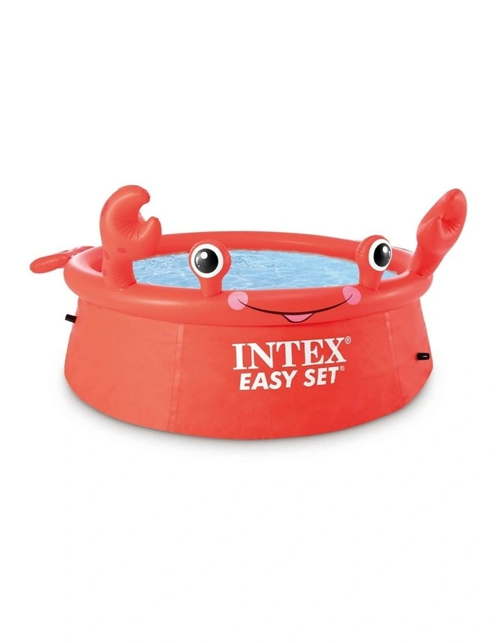 Intex Easy Set Happy Crab Inflatable Kids Pool 3y 1.83m x 51cm image 1