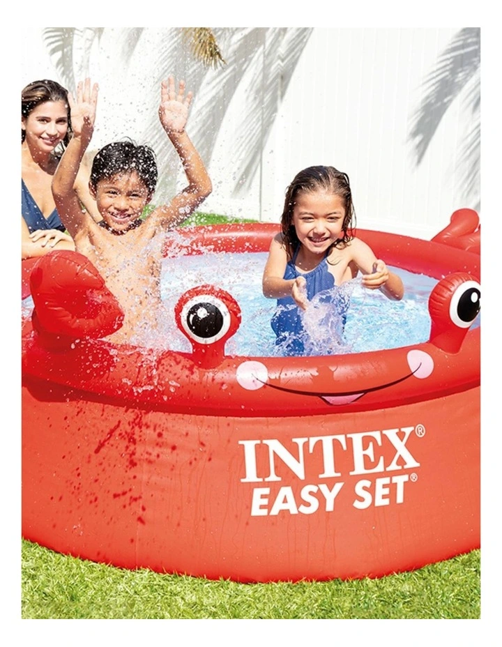 Intex Easy Set Happy Crab Inflatable Kids Pool 3y 1.83m x 51cm image 2