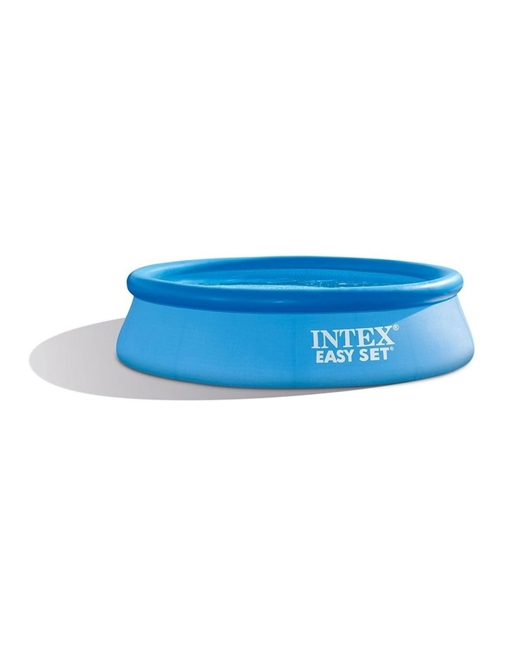 Intex Easy Set Above Ground Pool Blue With Filter Pump Hydro Aeration 3.05mx76cm image 1