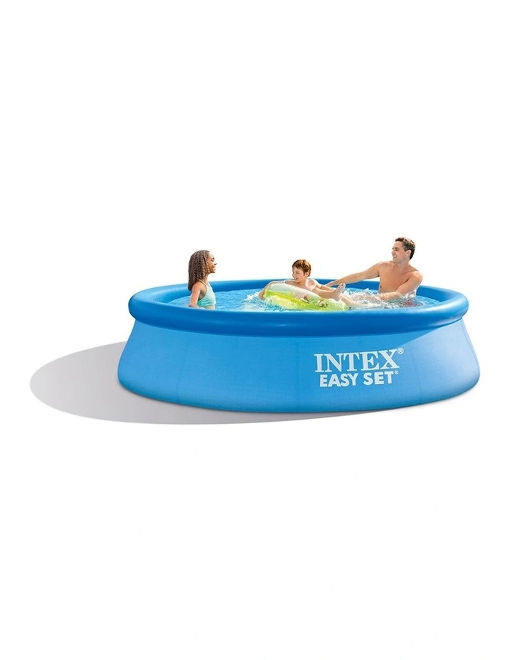 Intex Easy Set Above Ground Pool Blue With Filter Pump Hydro Aeration 3.05mx76cm image 3