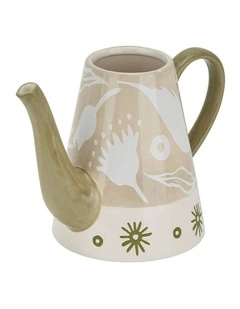 Annabel Trends Ceramic Watering Jug Plant Vase 1.3L Abstract Gum Design