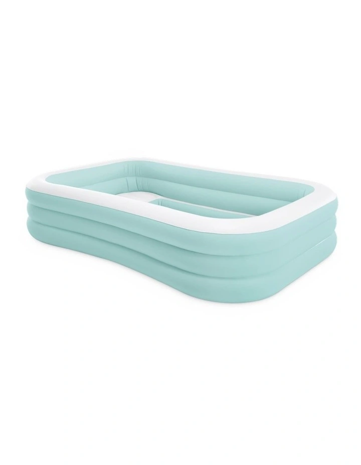 Intex Swim Center Family Lounge Inflatable Pool Cyan PVC Kids 6y image 2