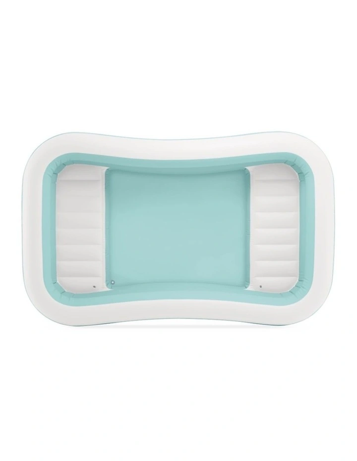 Intex Swim Center Family Lounge Inflatable Pool Cyan PVC Kids 6y image 4