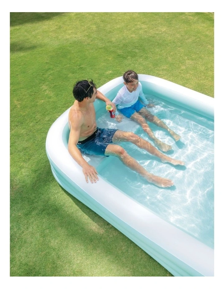 Intex Swim Center Family Lounge Inflatable Pool Cyan PVC Kids 6y image 7