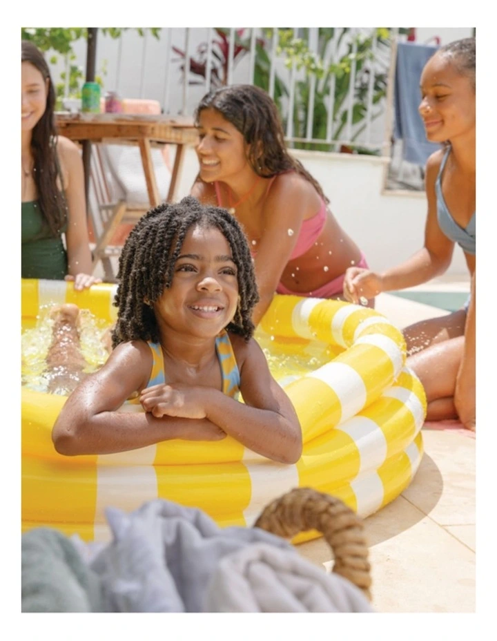 Intex Zesty Lemon Kids Inflatable Swimming Pool Refreshing Summer Design image 2