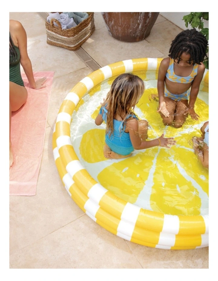 Intex Zesty Lemon Kids Inflatable Swimming Pool Refreshing Summer Design image 6