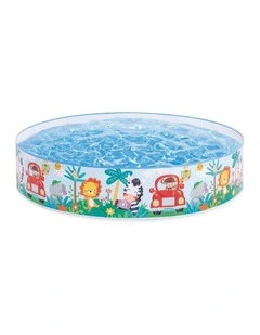 Intex Round Duckling Snapset Pool Inflatable Kids Fun Graphics