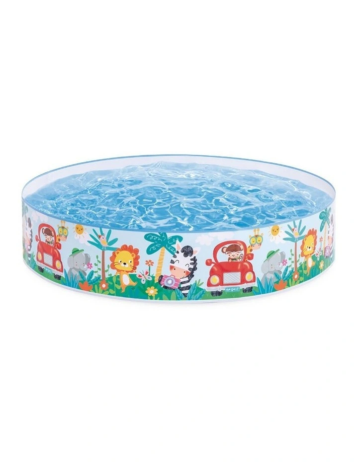 Intex Round Duckling Snapset Pool Inflatable Kids Fun Graphics image 1