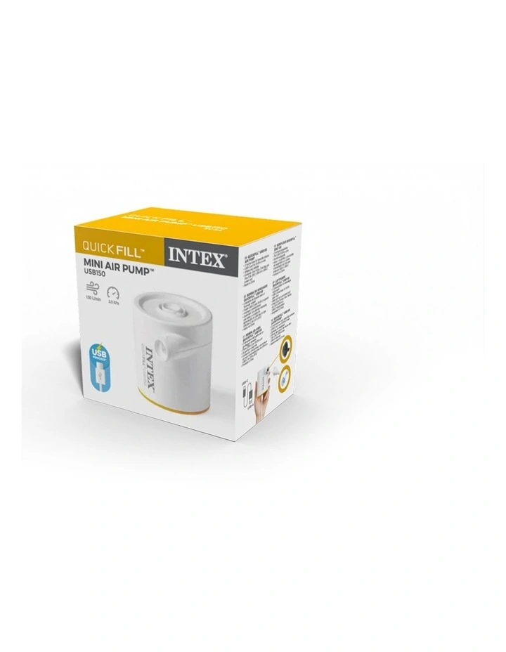 Intex Quickfill Electric USB Powered Portable Mini Air Pump USB150 image 1
