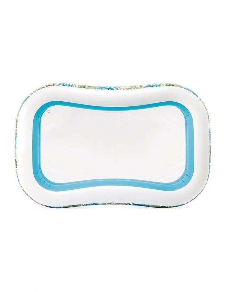 Intex Tropical Swim Center Inflatable Family Pool With Flora Pattern image 2
