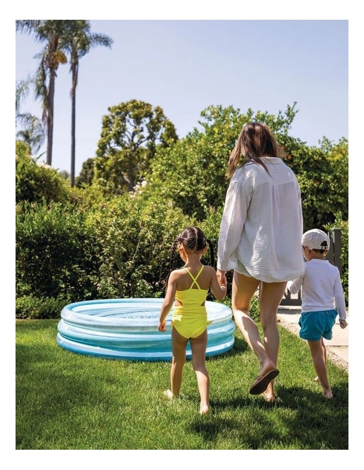 Intex Blue Bliss Inflatable Kids Splash Pool 2  Transparent Tubes image 3