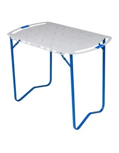 Quest Outdoors Vapour Lightweight Foldable Steel Camping Table Durable 90cm