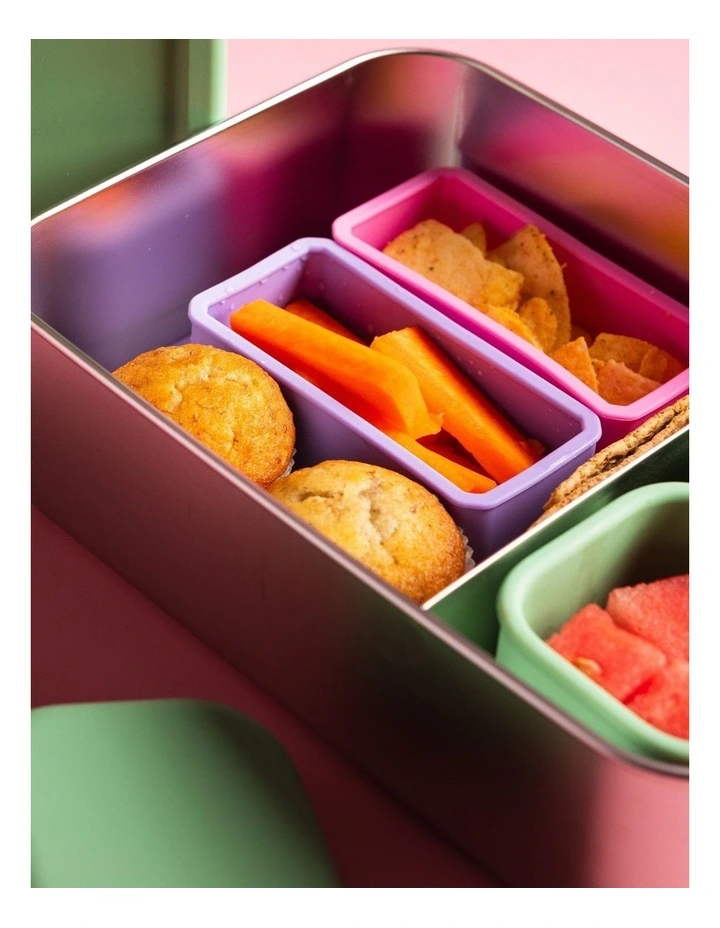 Biggie Benties Blue Green silicone lunchbox image 3