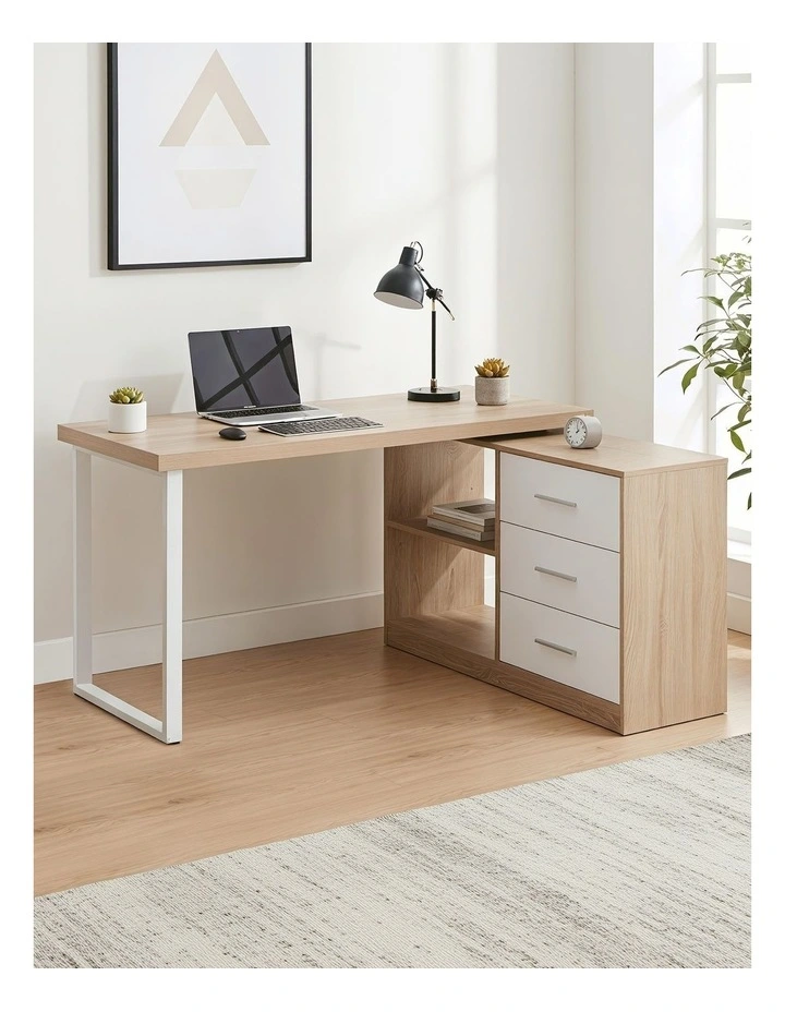 Computer Desk Home Office Storage in Multi image 2