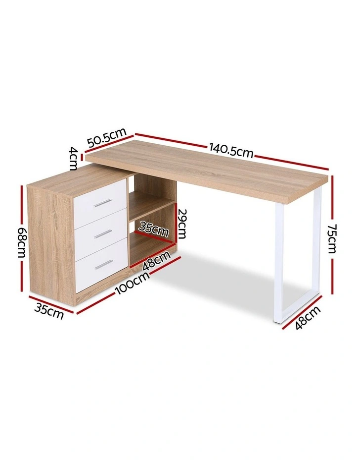 Computer Desk Home Office Storage in Multi image 4