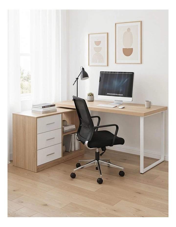 Computer Desk Home Office Storage in Multi image 5