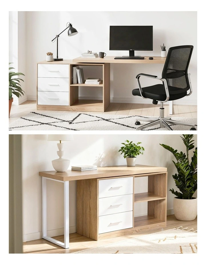Computer Desk Home Office Storage in Multi image 6
