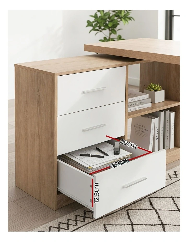 Computer Desk Home Office Storage in Multi image 7