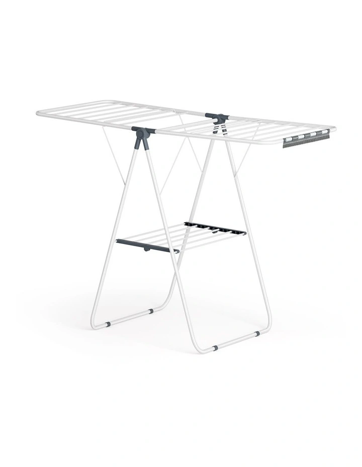 Artiss 2 Tier Clothes Rack Airer Foldable 139CM White image 1