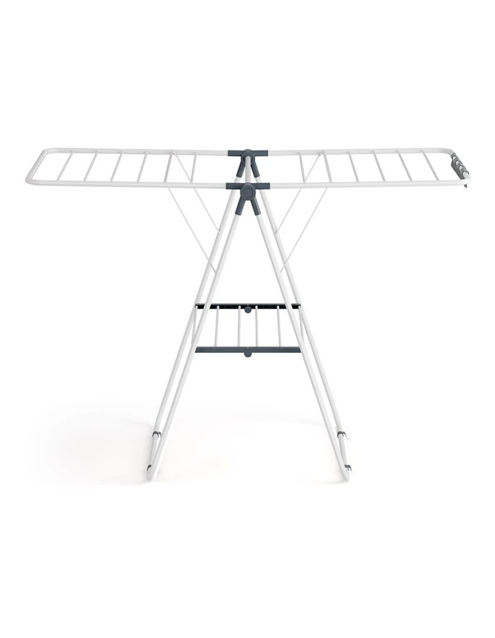 Artiss 2 Tier Clothes Rack Airer Foldable 139CM White image 2