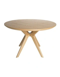 Doreen Collection Round Wood Dining Table 120cm