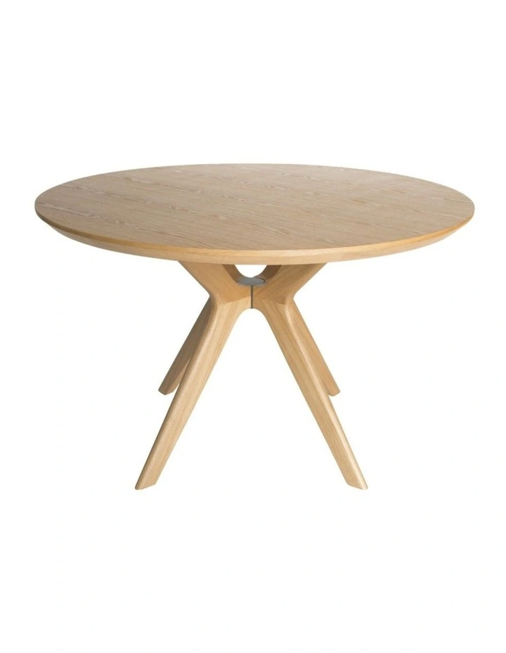 Doreen Collection Round Wood Dining Table 120cm image 1