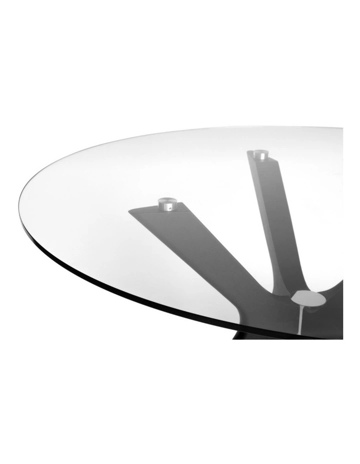 SK Designer Living | Doreen Collection | Round Glass Dining Table | 120cm image 3