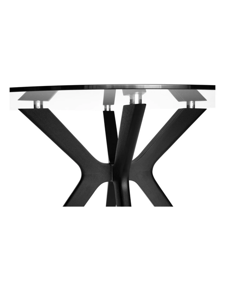 SK Designer Living | Doreen Collection | Round Glass Dining Table | 120cm image 4