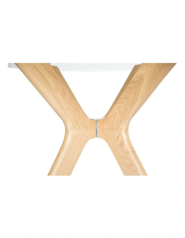 Doreen Collection Round Glass Dining Table 120cm image 3
