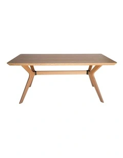 Doreen Collection Rectangular Wood Dining Table 180cm