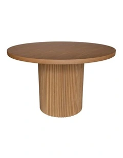 Aviana Round Wood Dining Table 120cm
