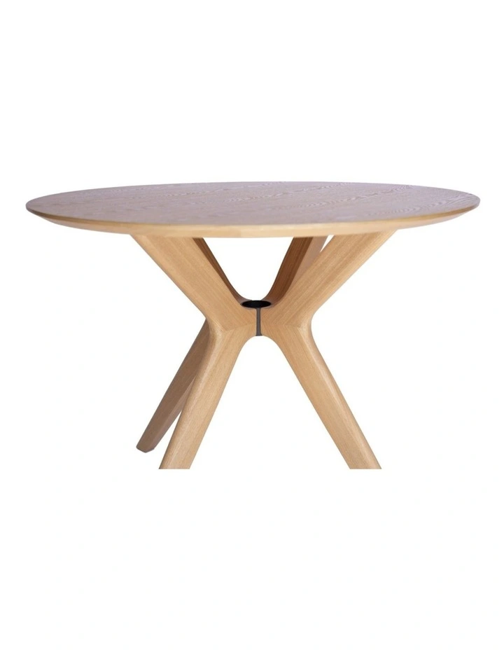 Doreen Collection Round Wood Dining Table 100cm image 3