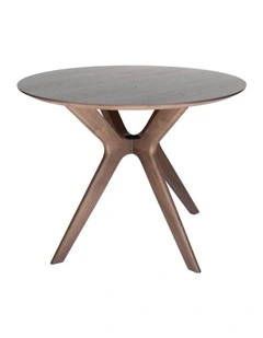 SK Designer Living | Doreen Collection | Round Wood Dining Table | 100cm
