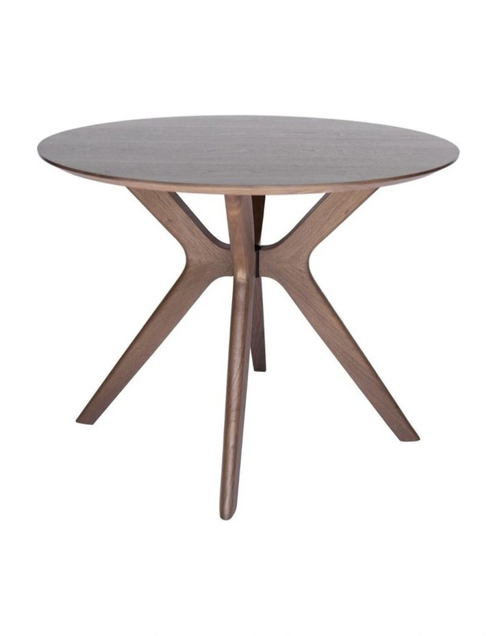 SK Designer Living | Doreen Collection | Round Wood Dining Table | 100cm image 2