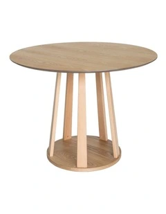 Replica Passoni Doga Round Wood Dining Table 100cm