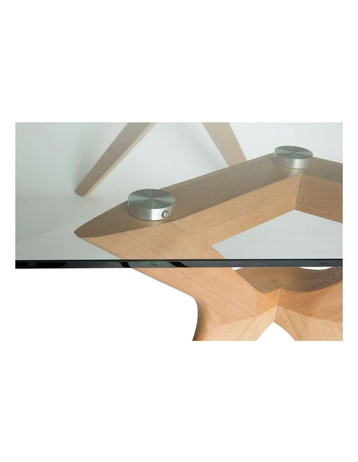 Murf Collection Rectangular Glass Dining Table 180cm image 4