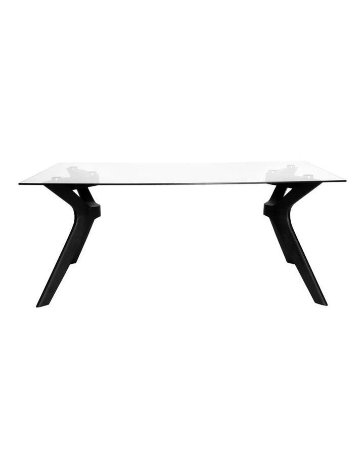 SK Designer Living | Murf Collection | Rectangular Glass Dining Table | 180cm image 1