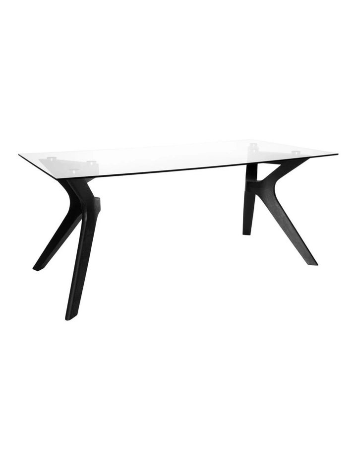 SK Designer Living | Murf Collection | Rectangular Glass Dining Table | 180cm image 2
